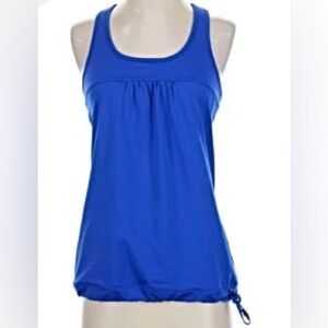 Athleta Tinker Tank Royal Blue Racerback Tank Top/Swim Tankini